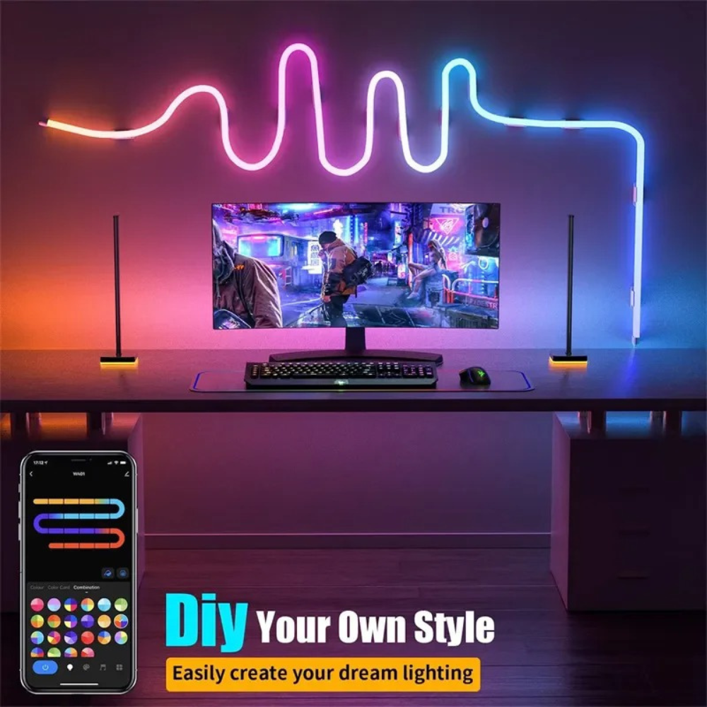NeoGlow™ – RGBIC Music Sync Neon LED Strip Lights