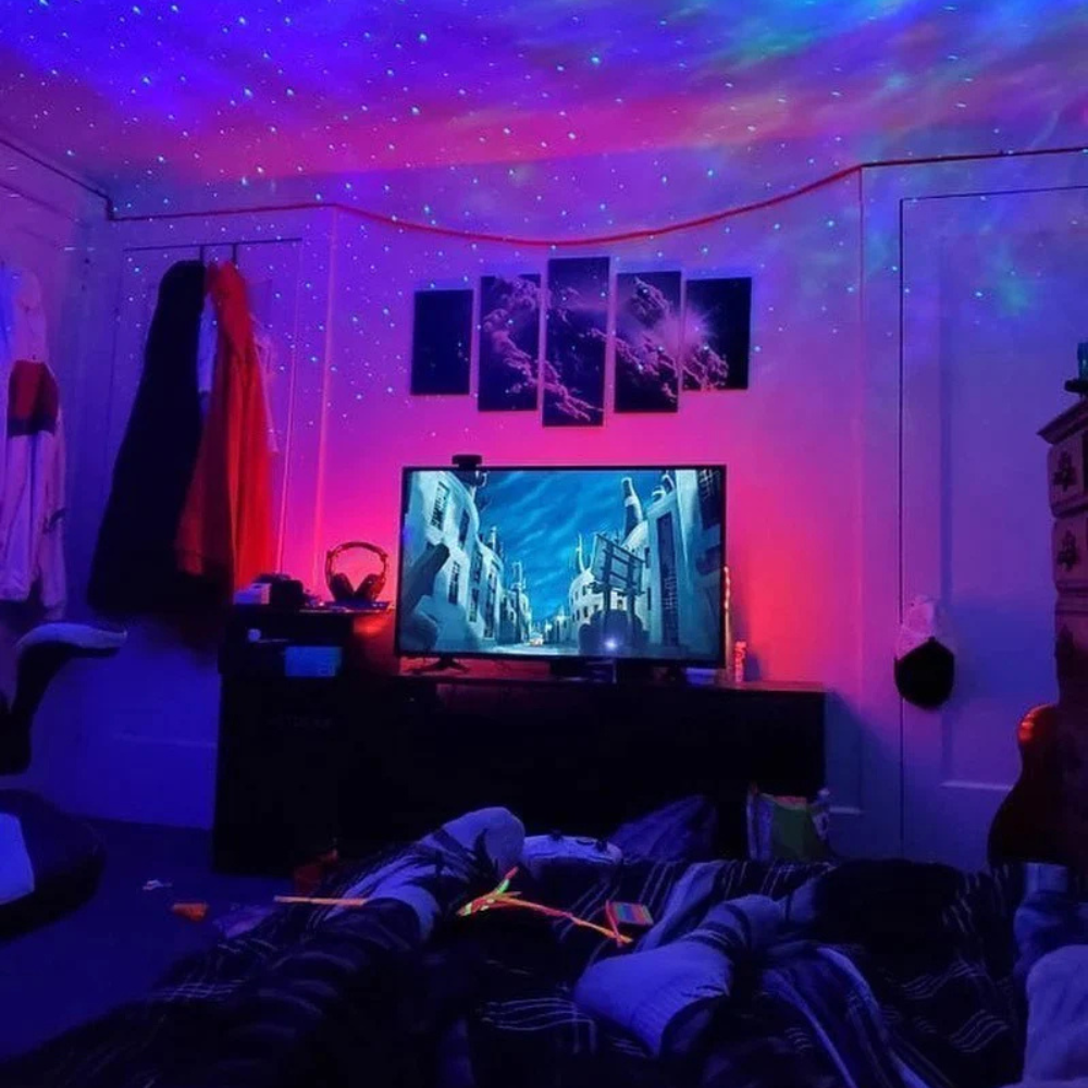 StarMuse™ – LED Galaxy Projector with Bluetooth Music Player