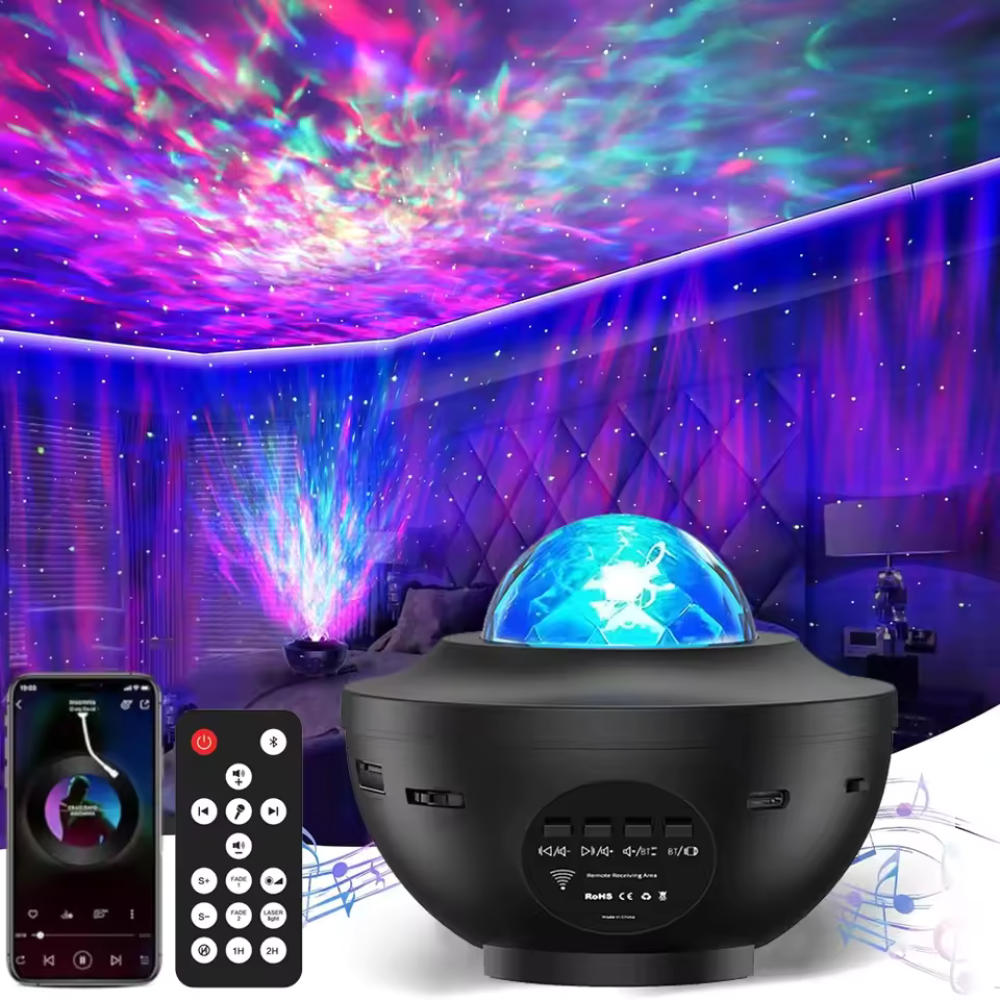 StarMuse™ – LED Galaxy Projector with Bluetooth Music Player