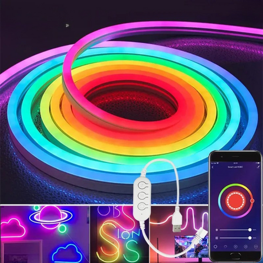 NeoGlow™ – RGBIC Music Sync Neon LED Strip Lights