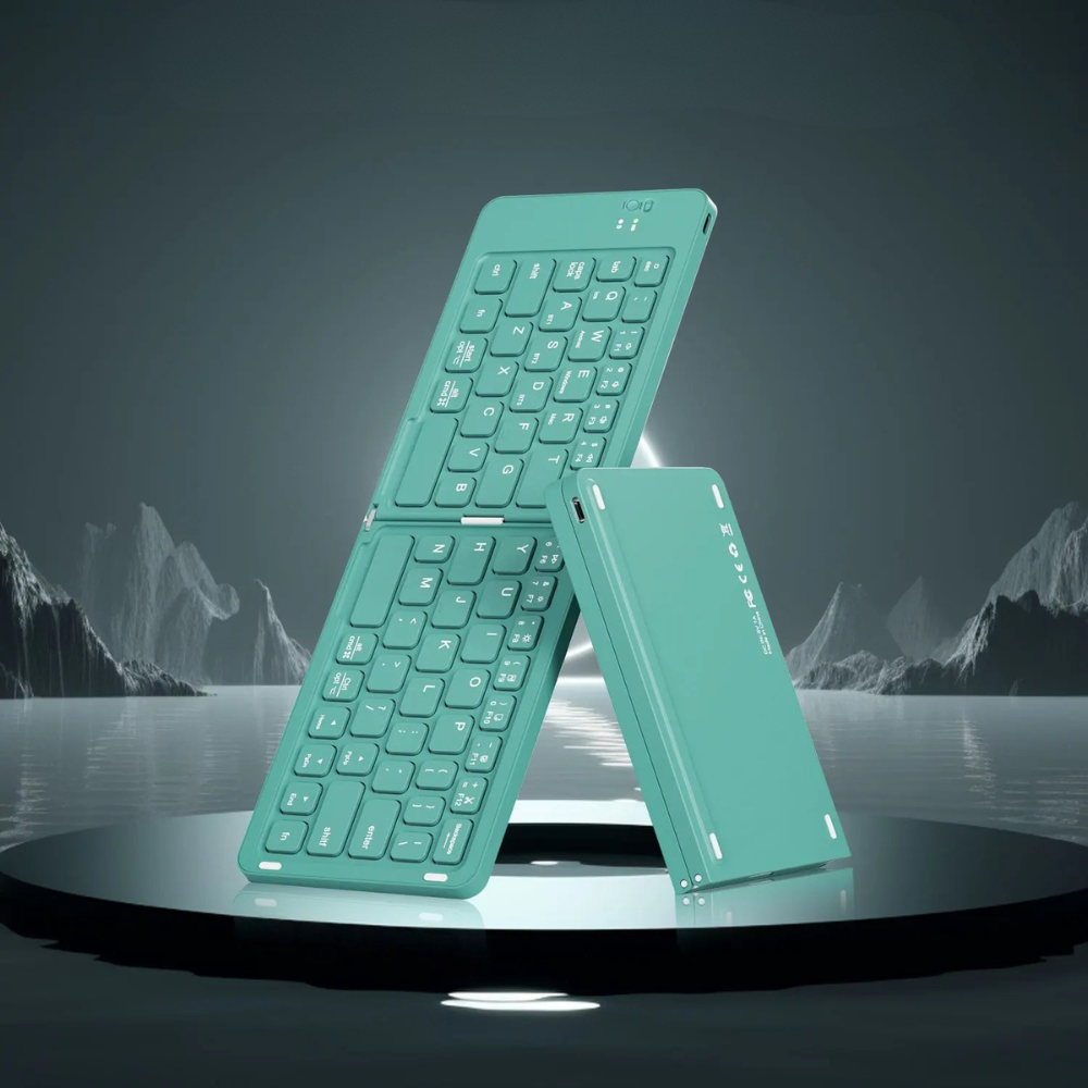 KeyFold™ – Rechargeable Foldable Wireless Keyboard