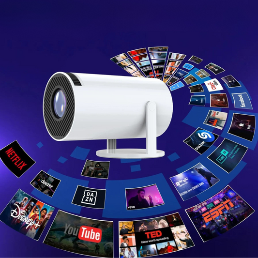 CineCore™ – HY300 Pro 4K Android WiFi6 Home Projector